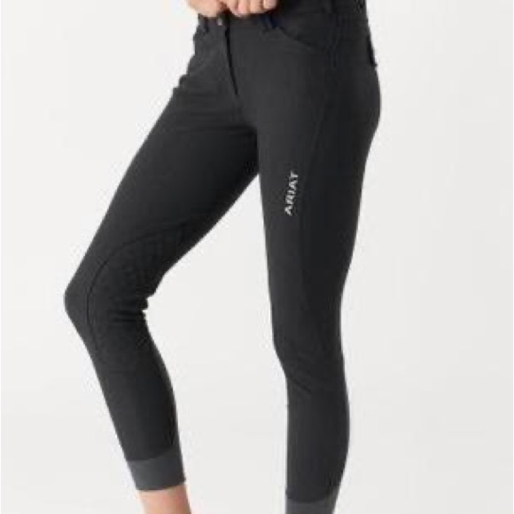 Black Ariat Trifactor Knee patch breeches